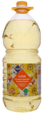 Олія соняшникова Премія рафінована 3 л